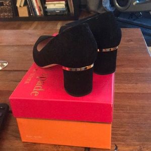 Kate Spade Milan Too - Black Suede Pumps Size 7